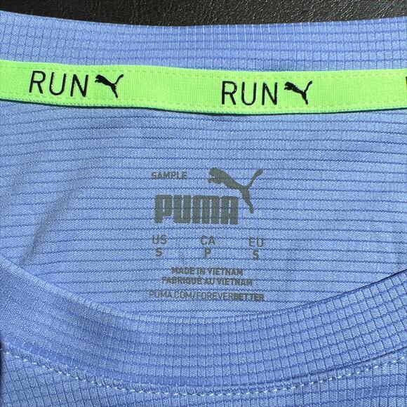 NWT PUMA DRYCELL Reflective Run Favorite Tank Elektro Purple Black Womens Small - Picture 5 of 8